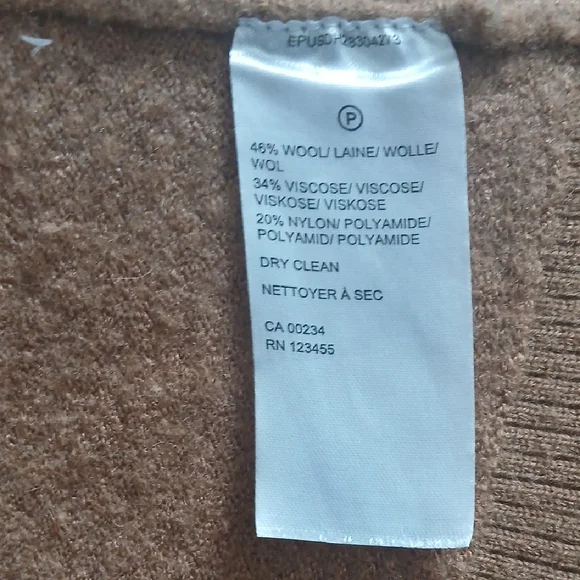💓Lord & Taylor Camel Knit Cardigan - Picture 3 of 8